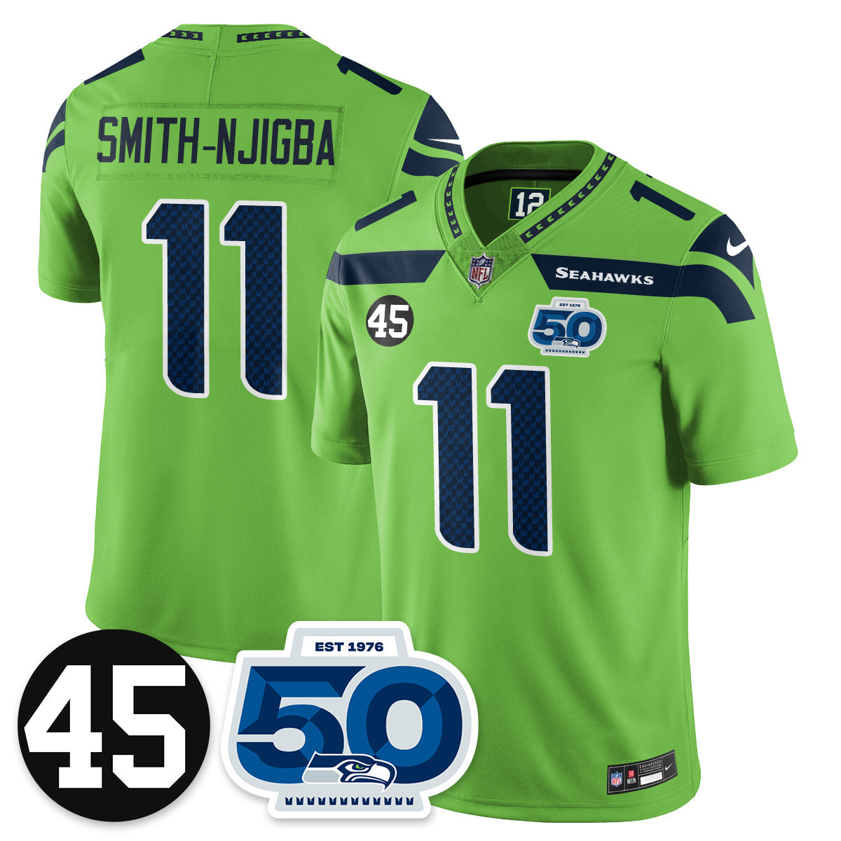 SEA Vapor Limited Jersey - Honor Kenny Easley