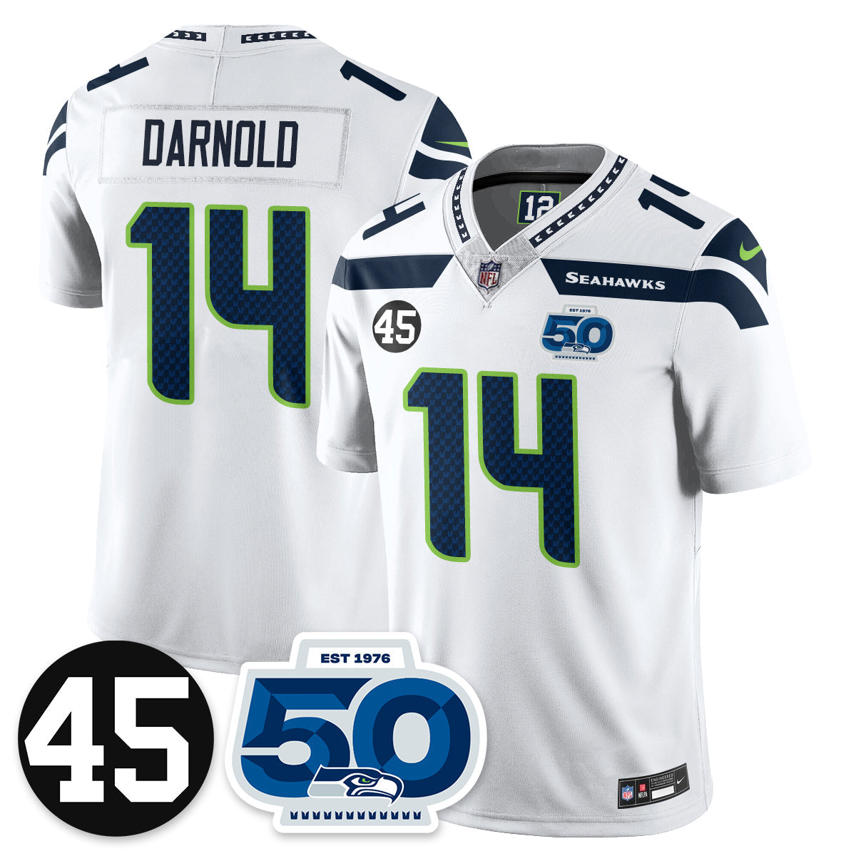 SEA Vapor Limited Jersey - Honor Kenny Easley