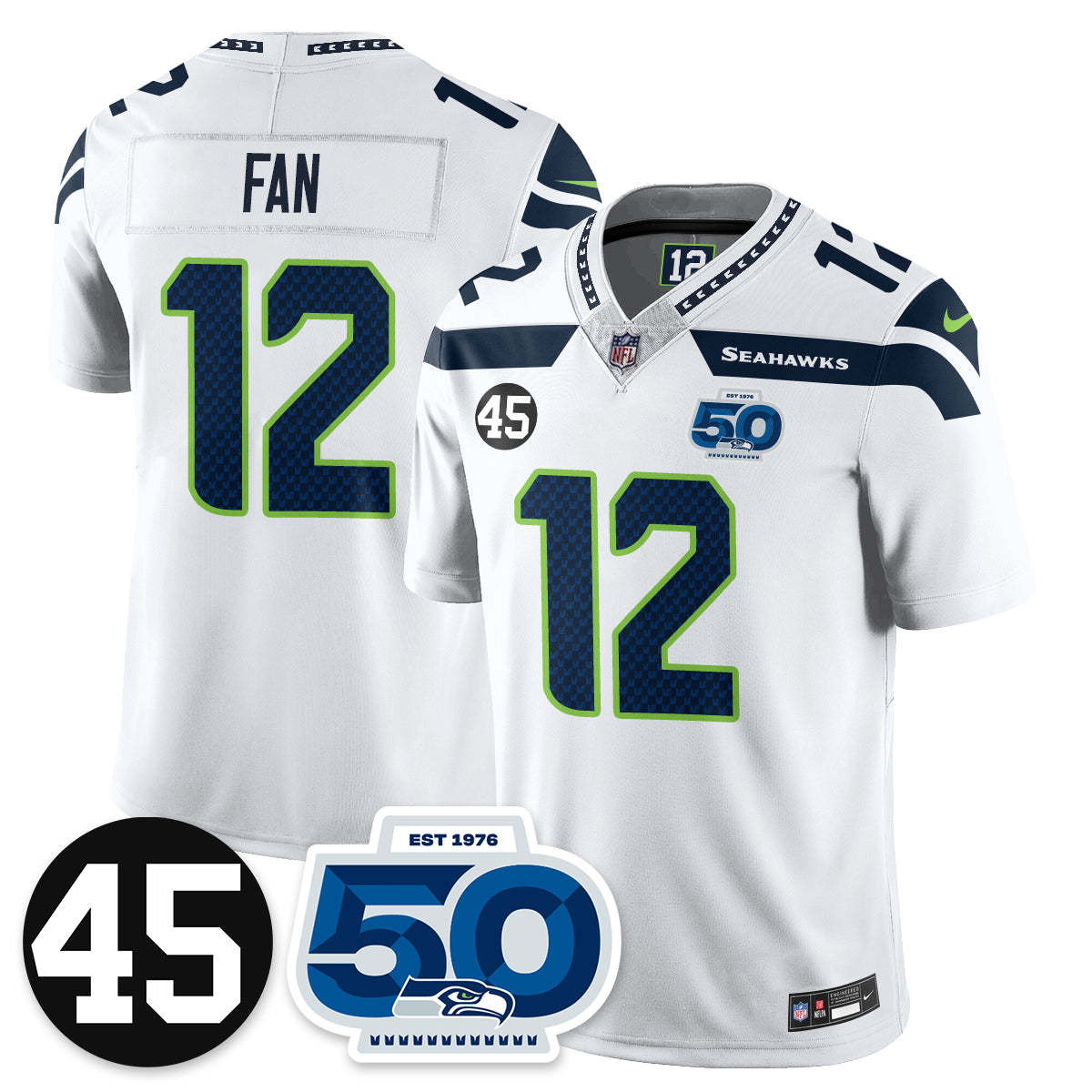 SEA Vapor Limited Jersey - Honor Kenny Easley