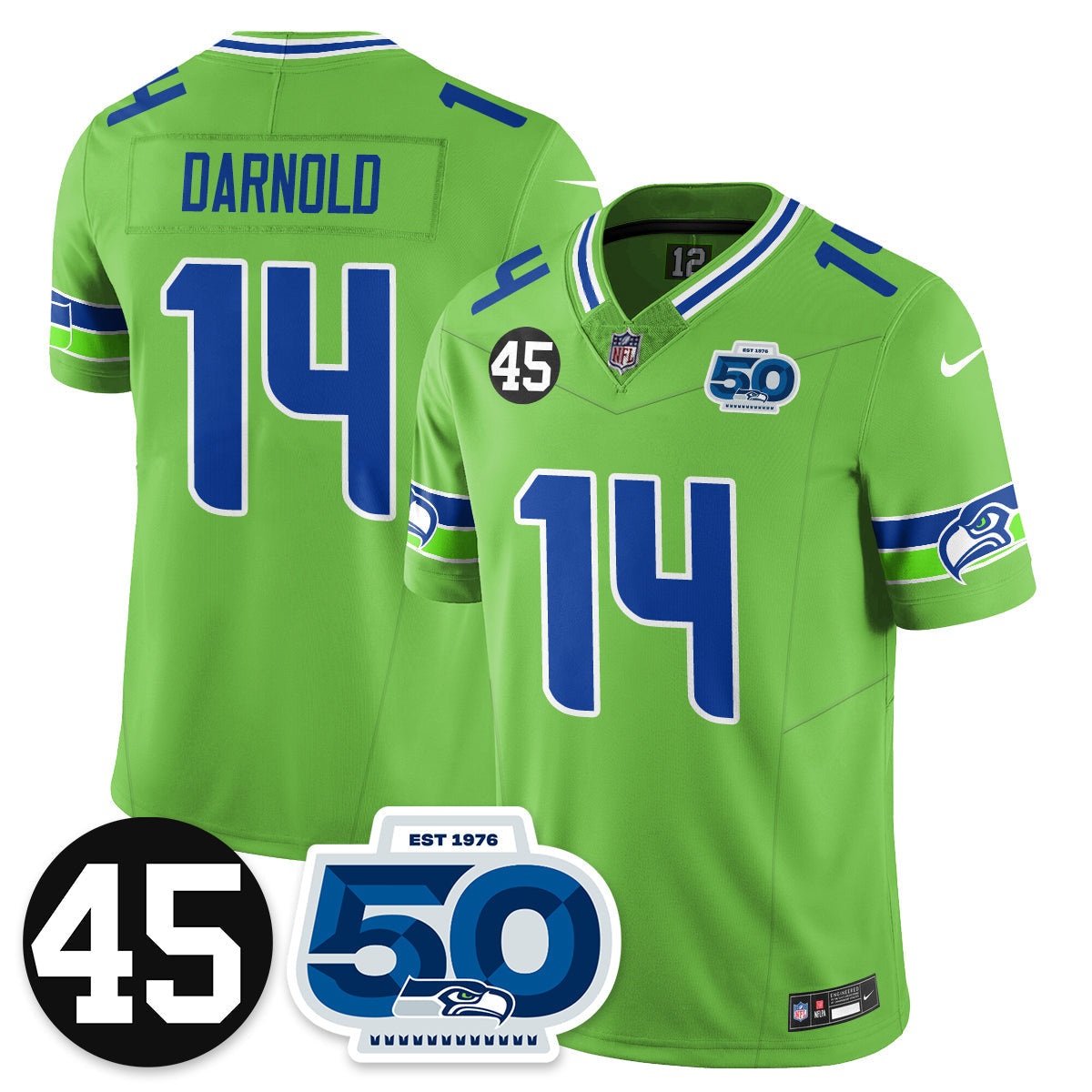 SEA Vapor Limited Jersey - Honor Kenny Easley