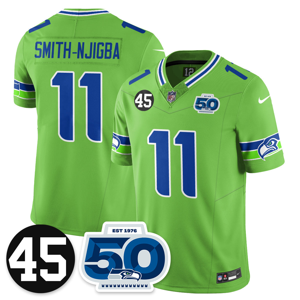 SEA Vapor Limited Jersey - Honor Kenny Easley
