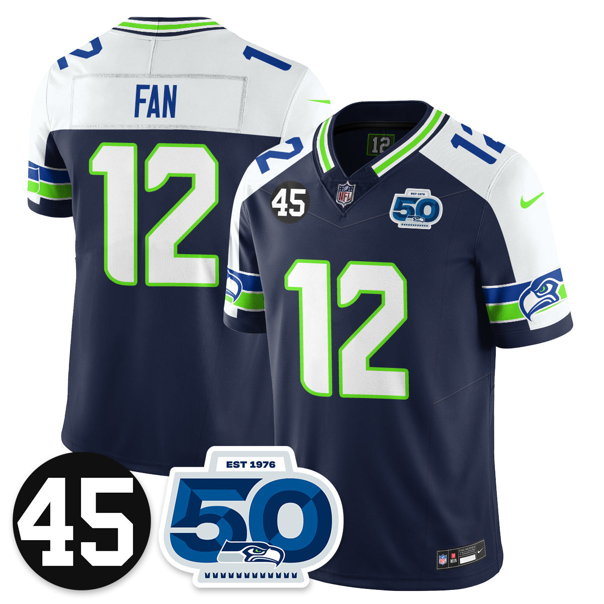SEA Vapor Limited Jersey - Honor Kenny Easley