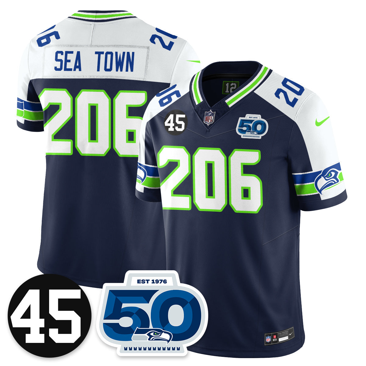 SEA Vapor Limited Jersey - Honor Kenny Easley
