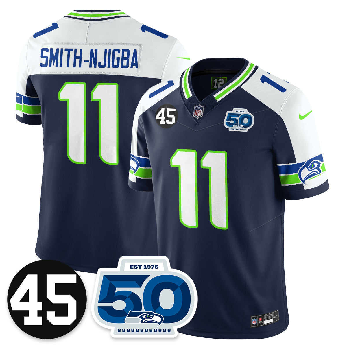 SEA Vapor Limited Jersey - Honor Kenny Easley