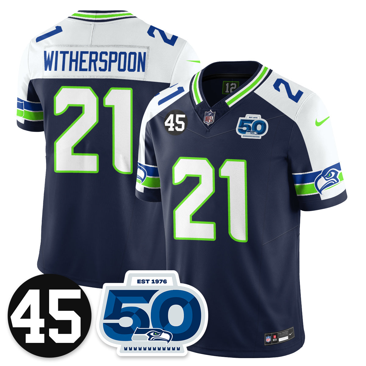 SEA Vapor Limited Jersey - Honor Kenny Easley
