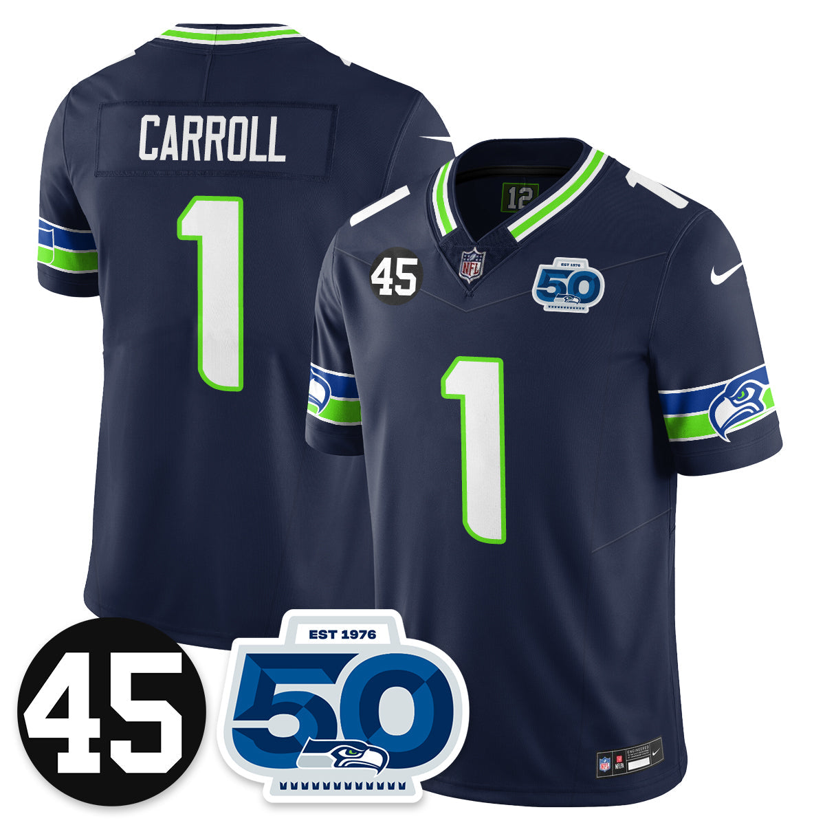SEA Vapor Limited Jersey - Honor Kenny Easley