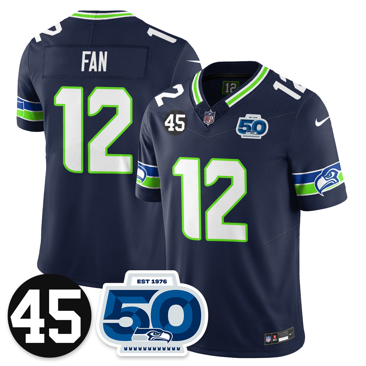SEA Vapor Limited Jersey - Honor Kenny Easley