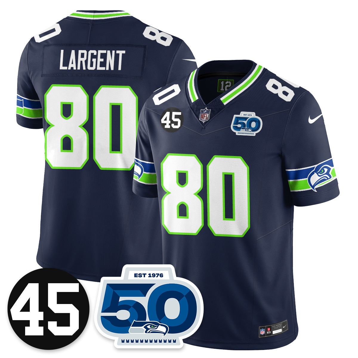 SEA Vapor Limited Jersey - Honor Kenny Easley