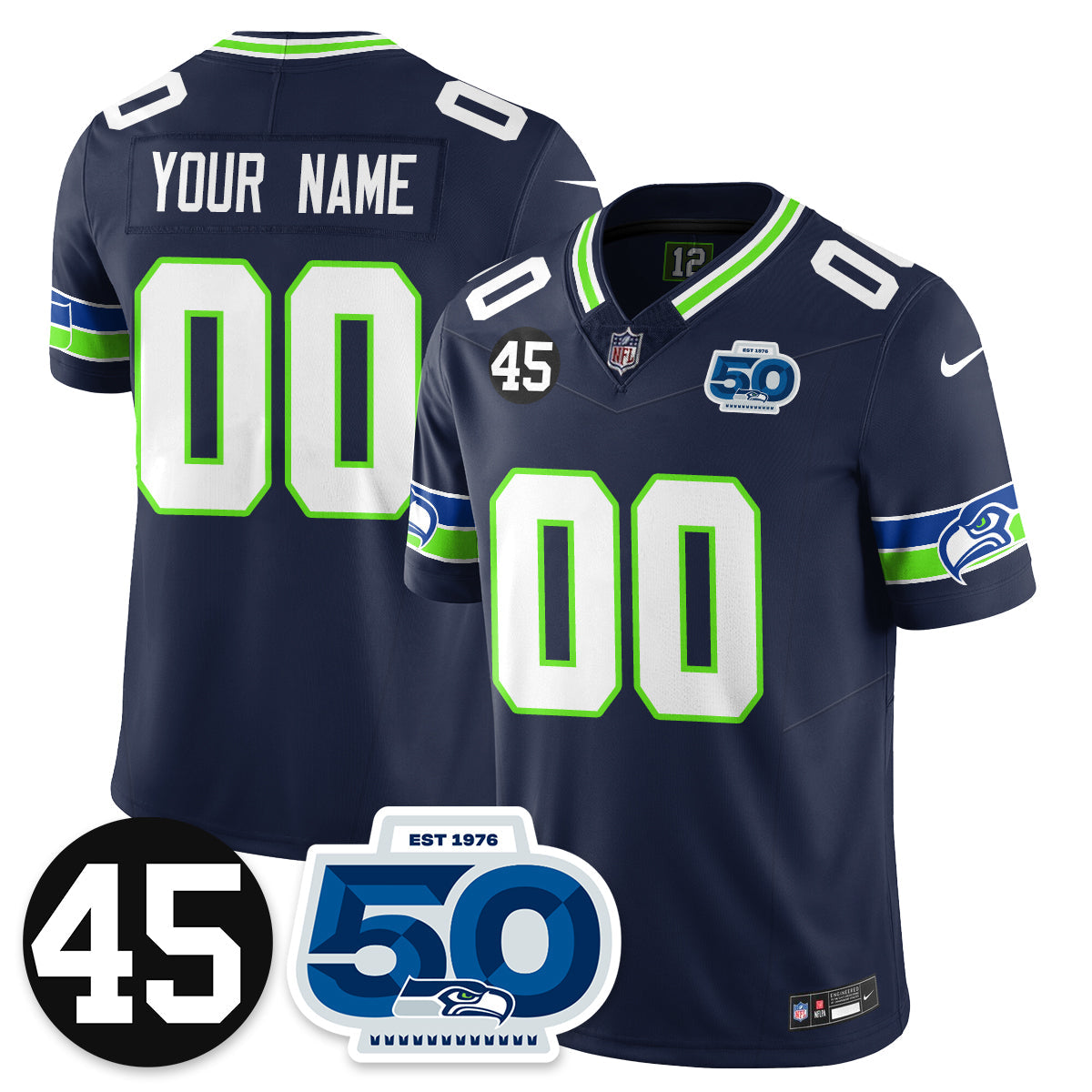 SEA Vapor Limited Jersey - Honor Kenny Easley