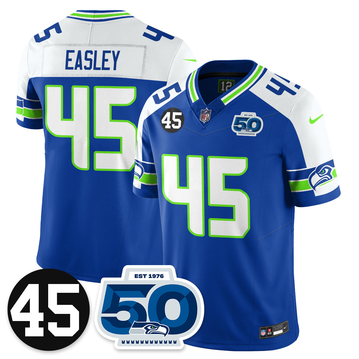 SEA Vapor Limited Jersey - Honor Kenny Easley