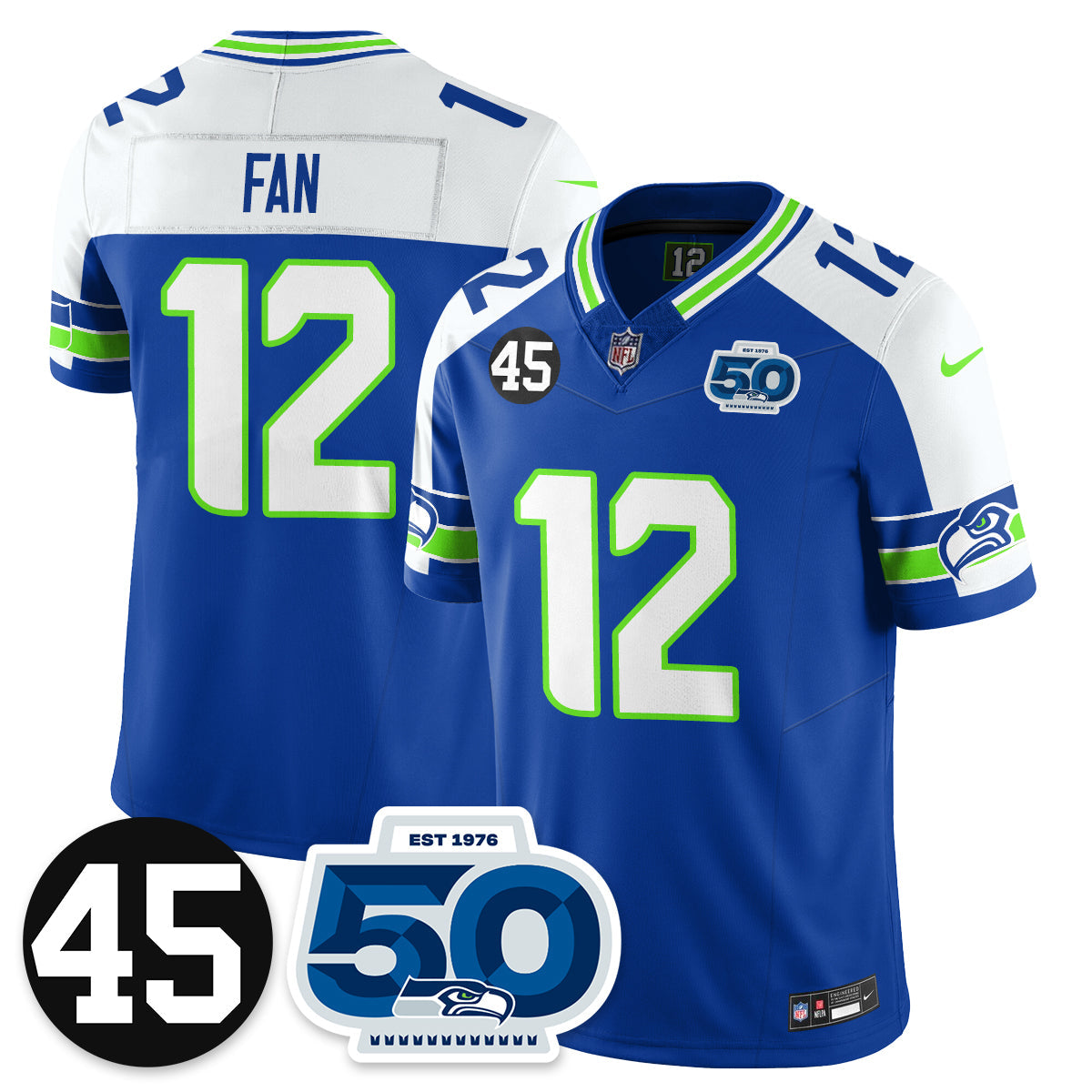 SEA Vapor Limited Jersey - Honor Kenny Easley