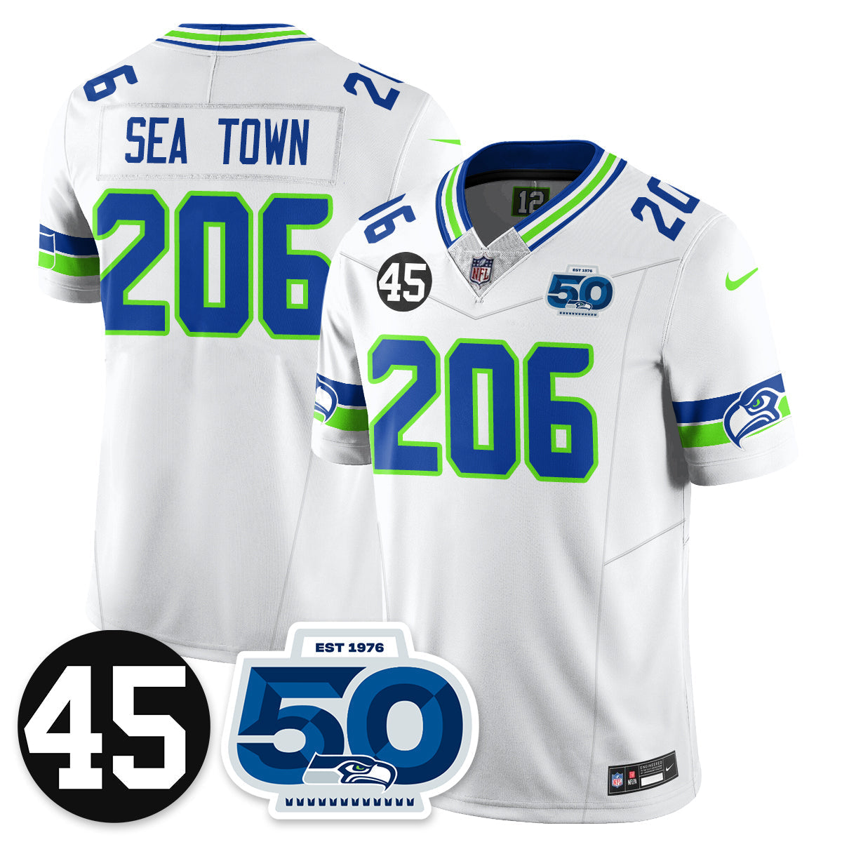 SEA Vapor Limited Jersey - Honor Kenny Easley