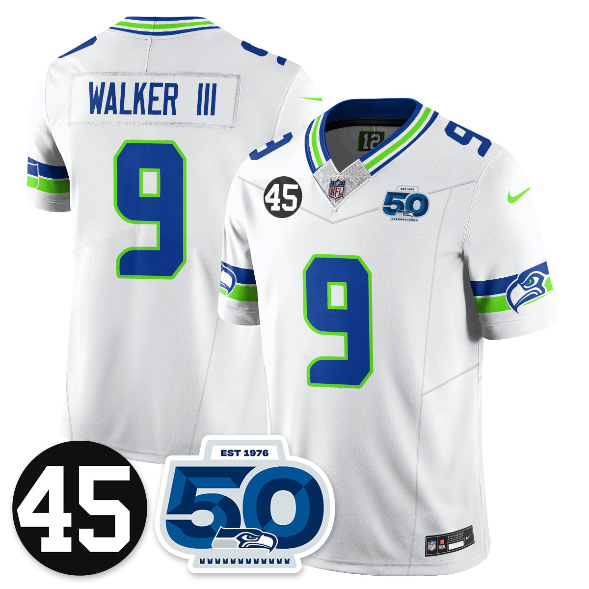 SEA Vapor Limited Jersey - Honor Kenny Easley