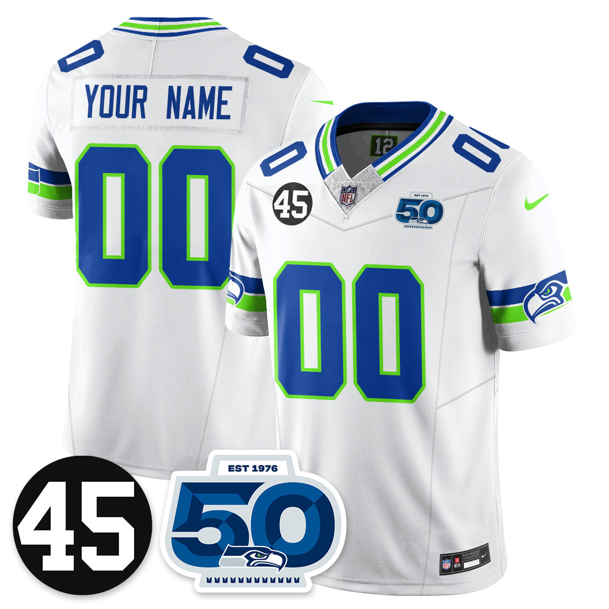 SEA Vapor Limited Jersey - Honor Kenny Easley