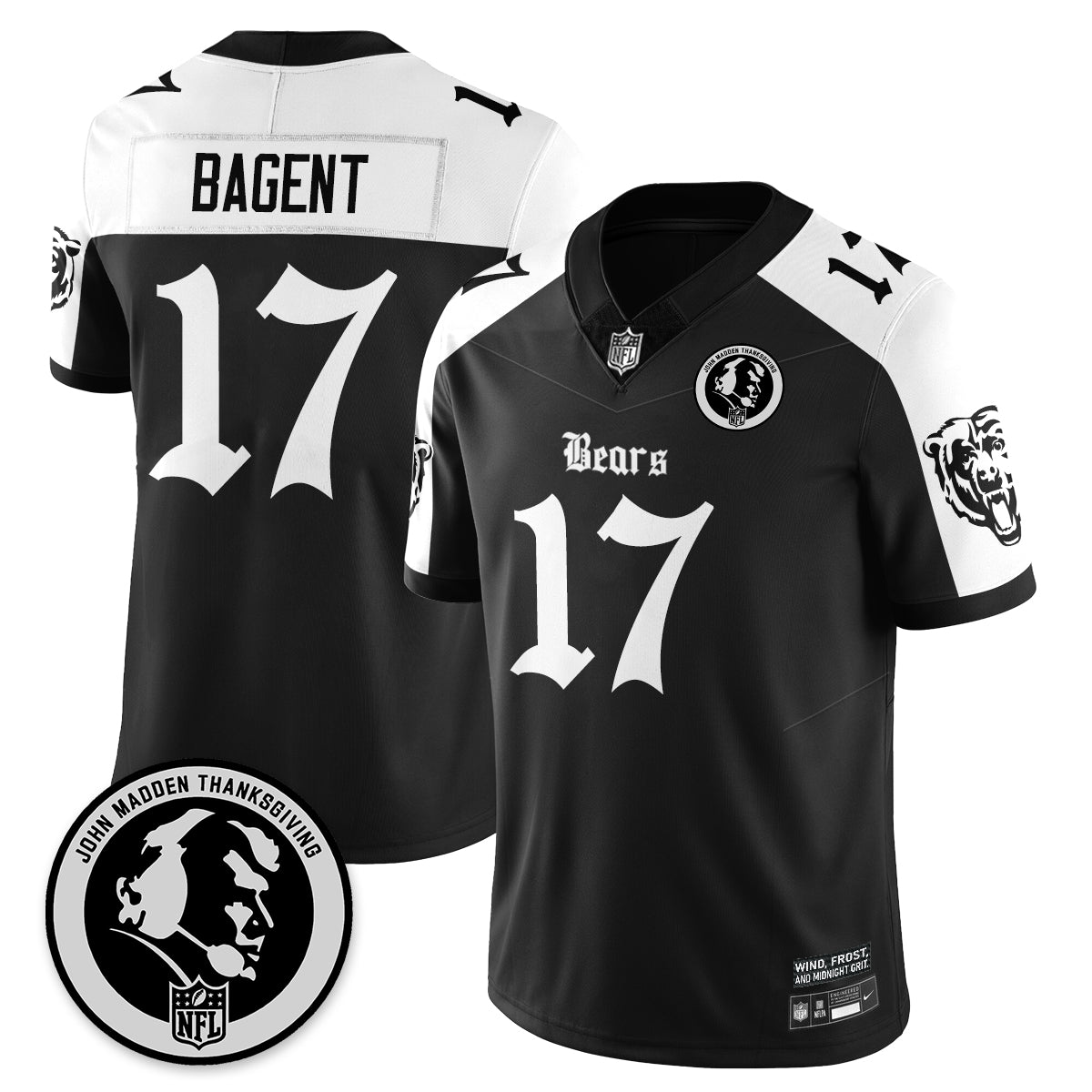 CHI Gothic Vapor Limited Jersey - John Madden Patch