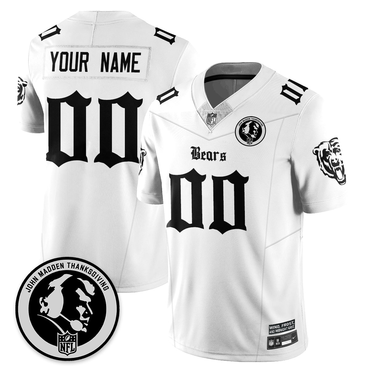 CHI Gothic Vapor Limited Jersey - John Madden Patch
