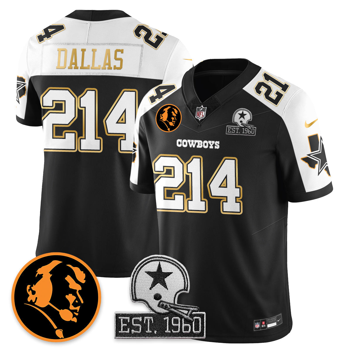 DAL Vapor Limited Gold Jersey - John Madden Patch
