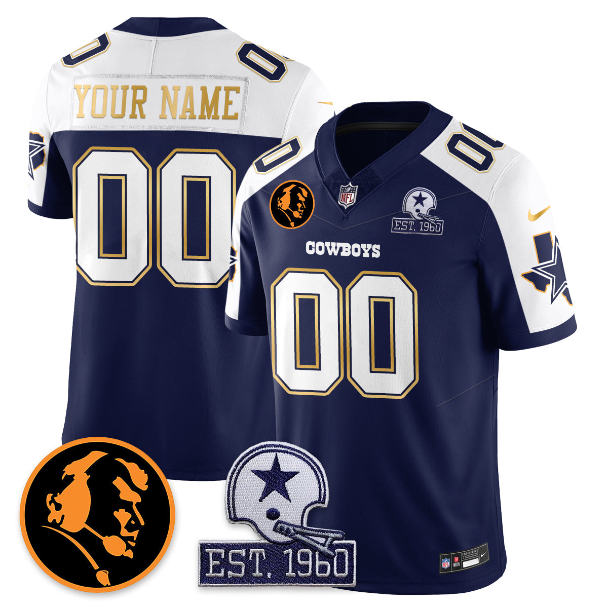 DAL Vapor Limited Gold Jersey - John Madden Patch