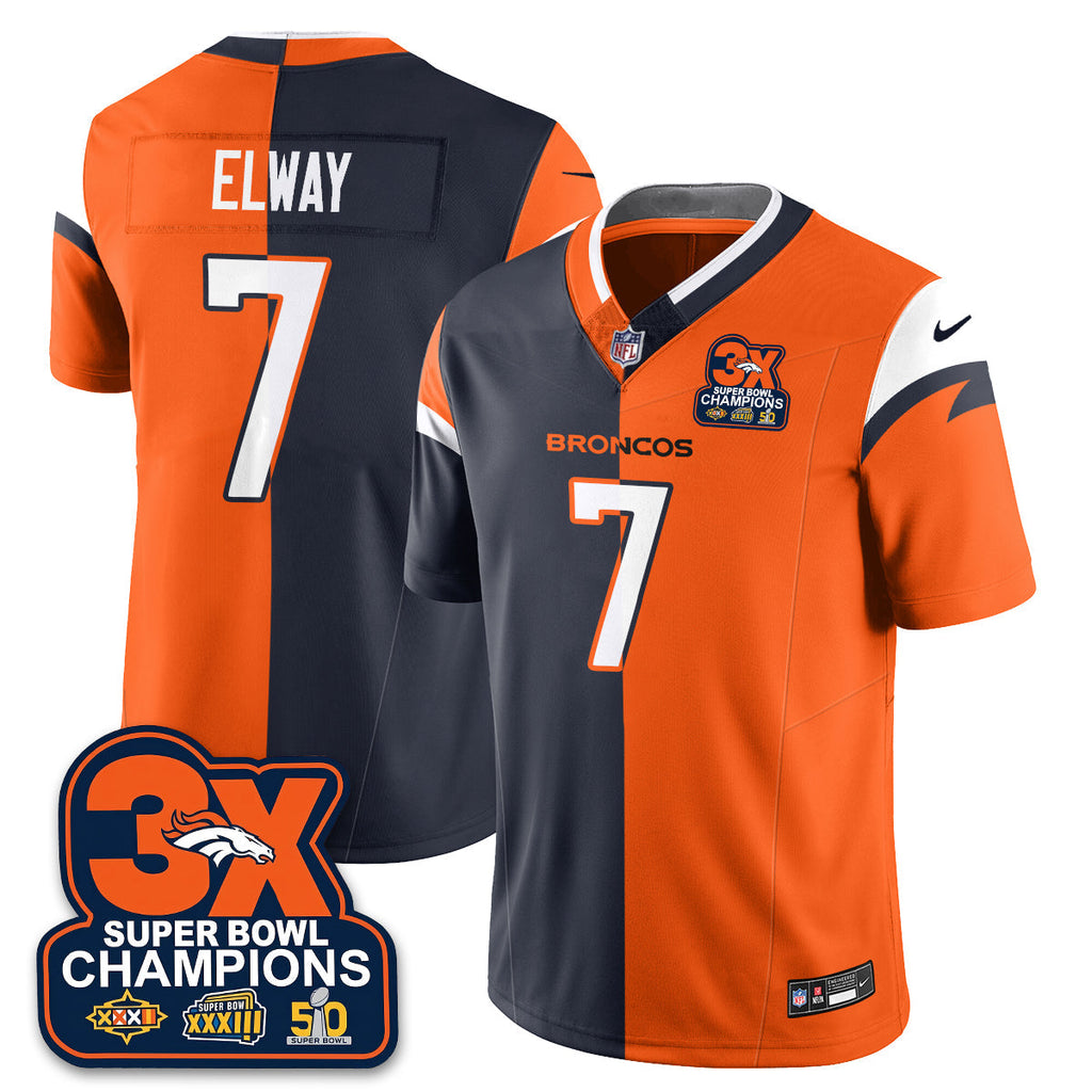 DEN 3-Time Champions Patch Vapor Limited Split Jersey