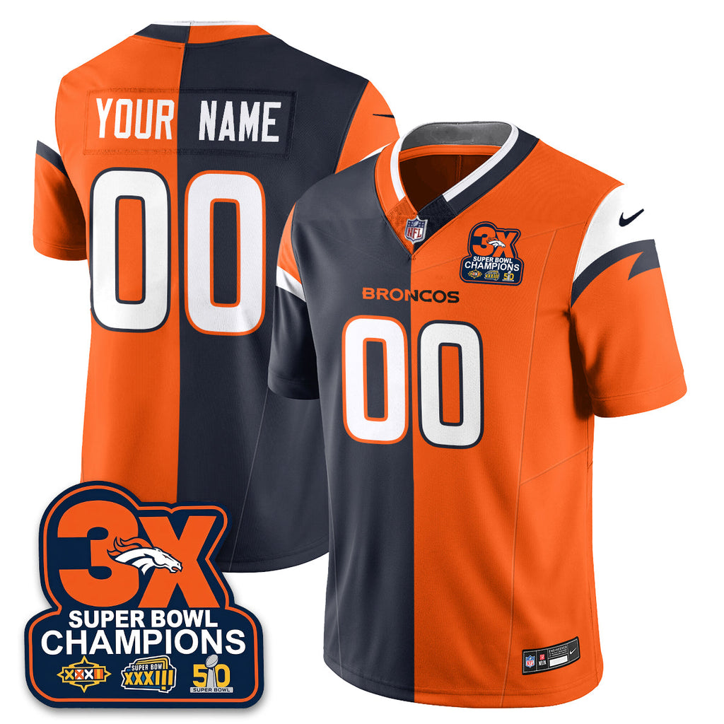 DEN 3-Time Champions Patch Vapor Limited Split Jersey