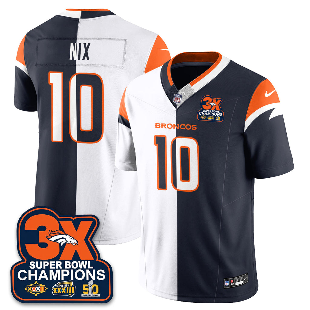 DEN 3-Time Champions Patch Vapor Limited Split Jersey