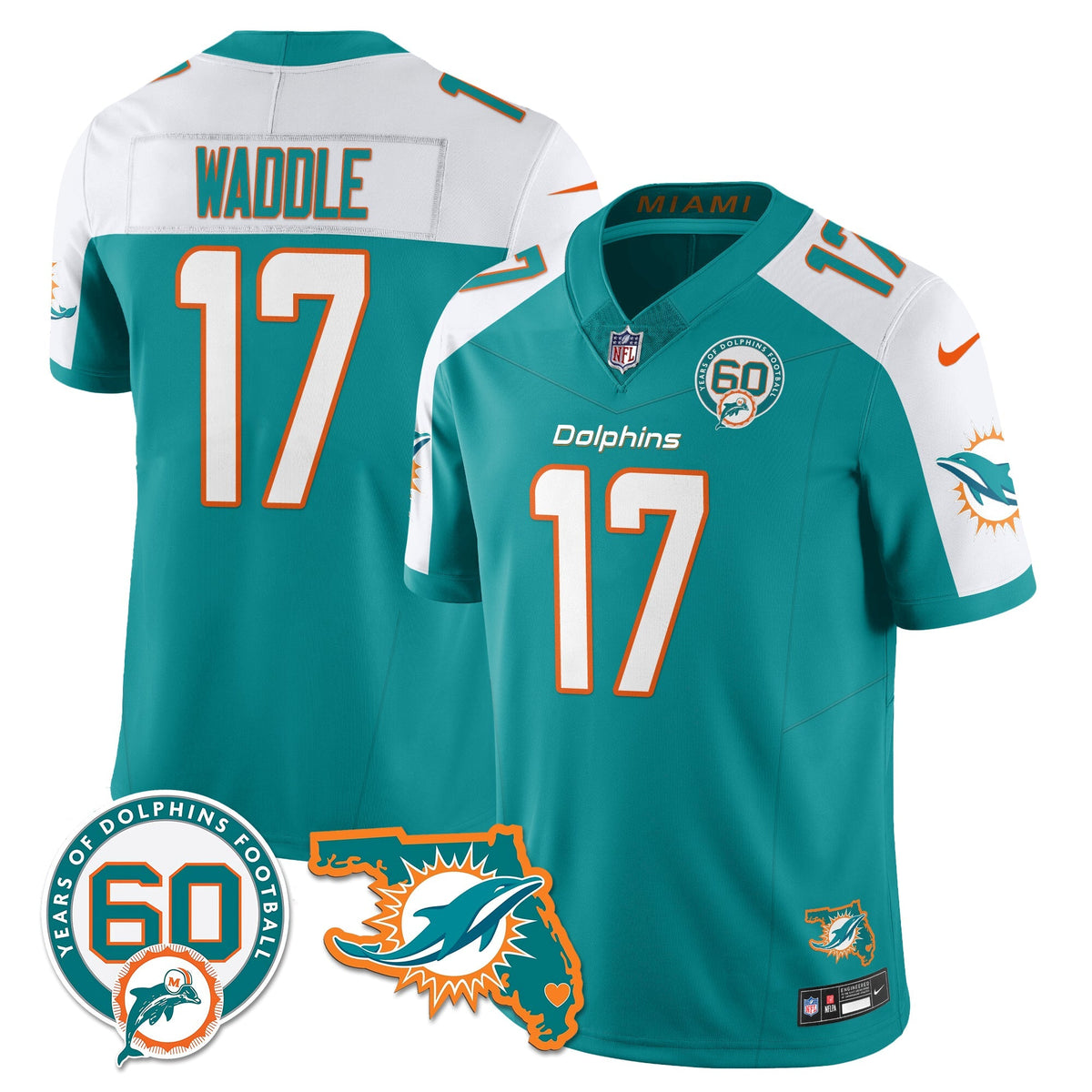 MIA 60th Season Vapor Limited Jersey