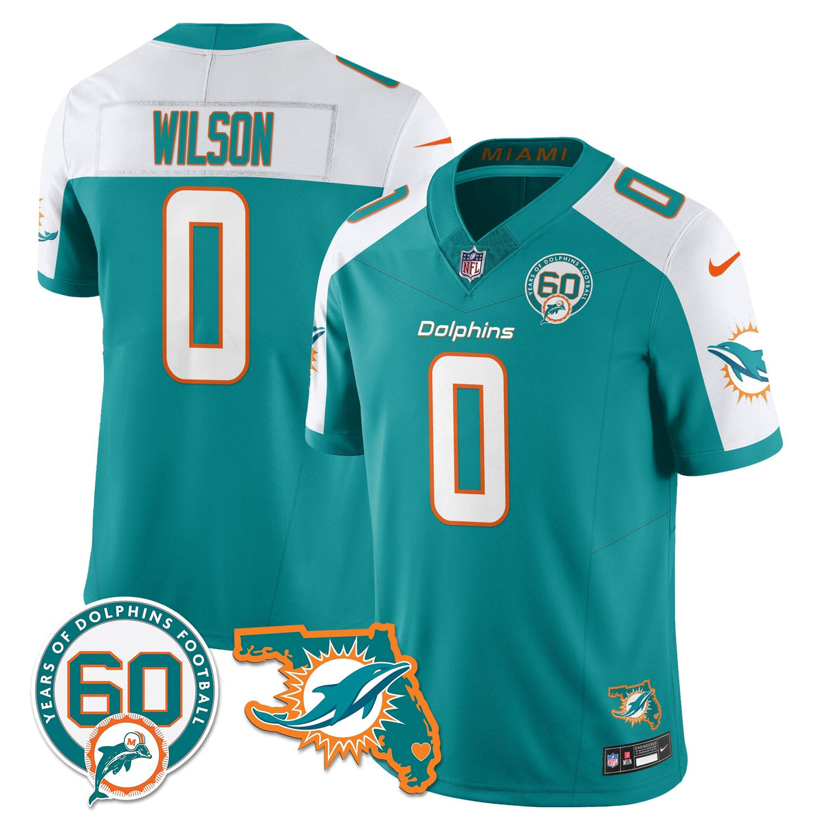 MIA 60th Season Vapor Limited Jersey