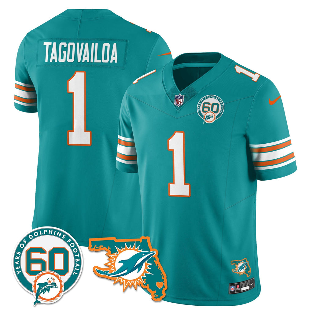 MIA 60th Season Vapor Limited Jersey