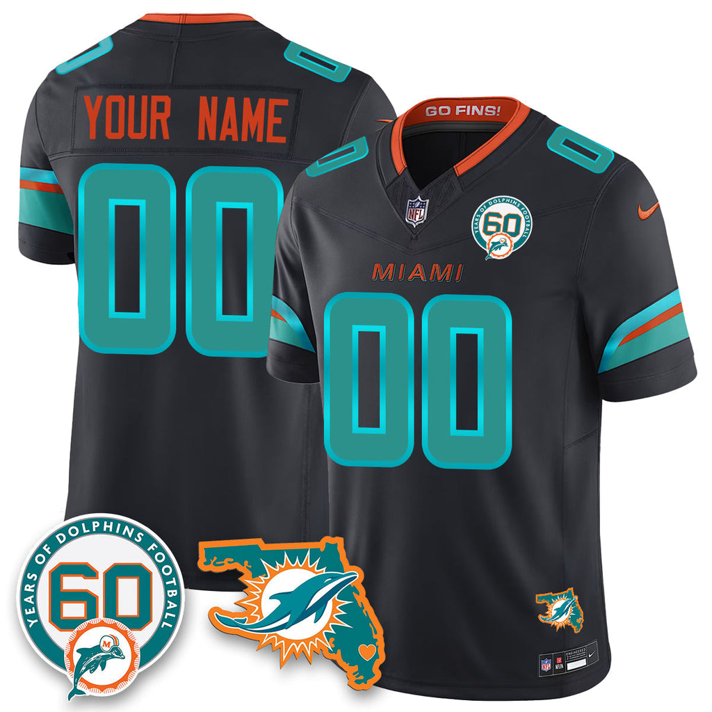 MIA 60th Season Vapor Limited Jersey