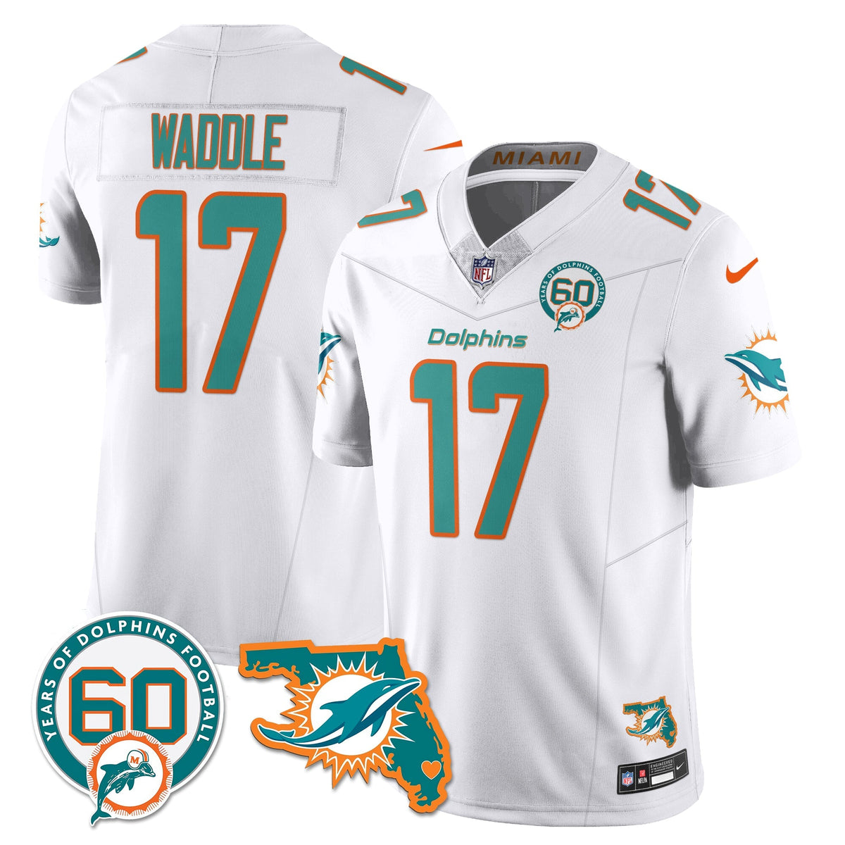 MIA 60th Season Vapor Limited Jersey