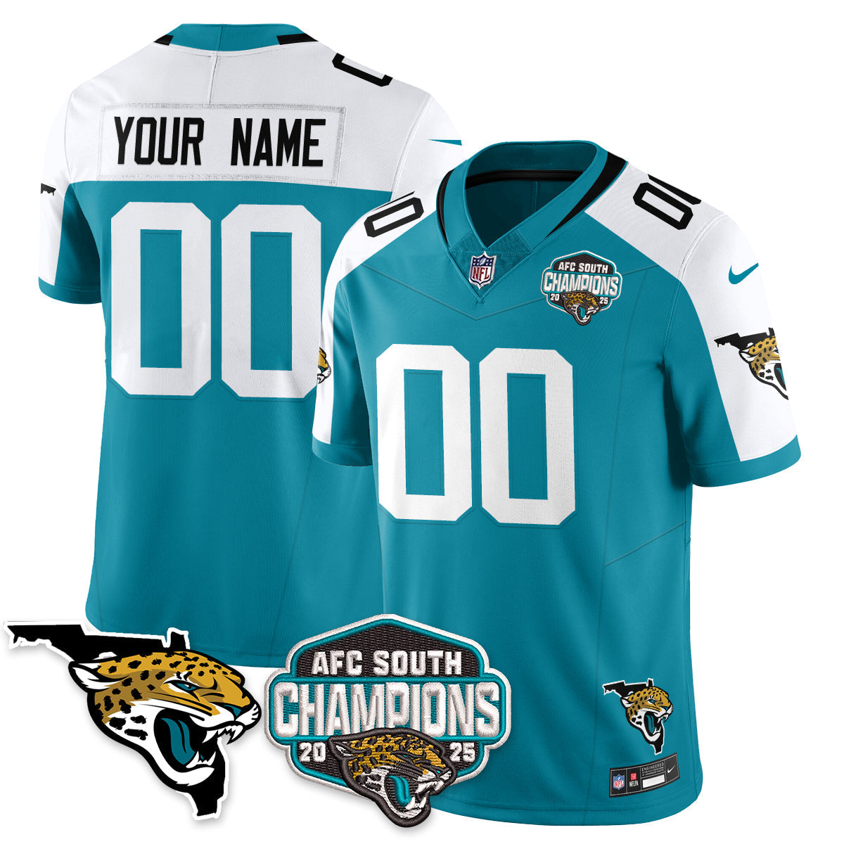 JAX AFC South Division Champions Vapor Limited Jersey
