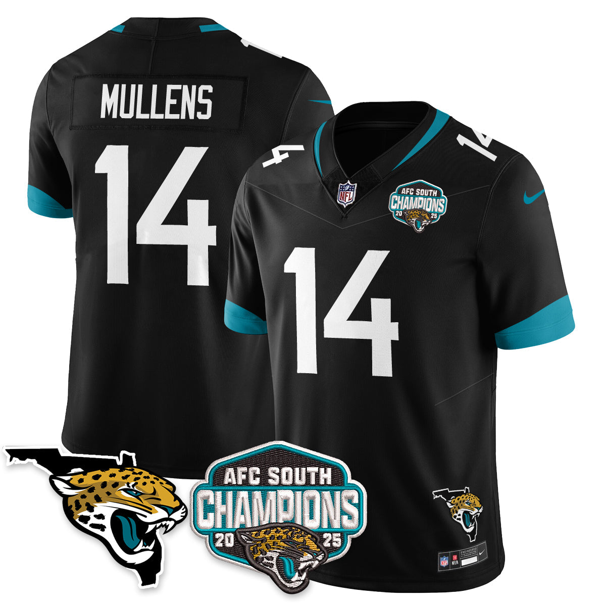 JAX AFC South Division Champions Vapor Limited Jersey