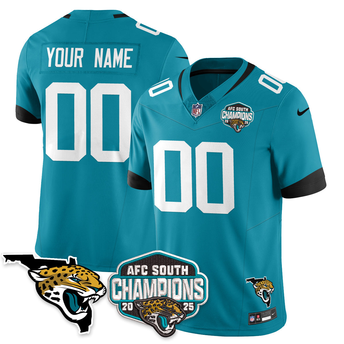 JAX AFC South Division Champions Vapor Limited Jersey