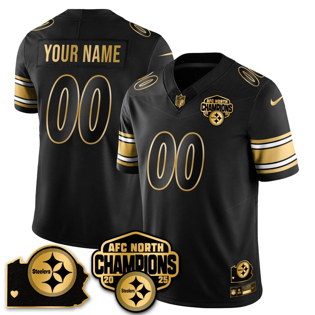 PIT AFC North Division Champions Vapor Limited Gold Jersey