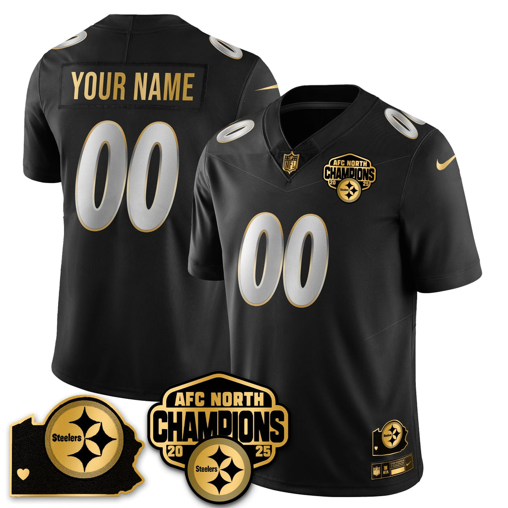 PIT AFC North Division Champions Vapor Limited Gold Jersey