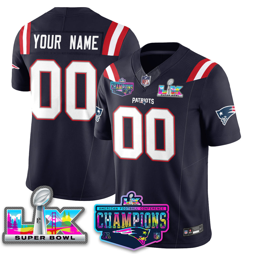 NE 2025 Vapor Jersey - AFC Champions Limited Patch
