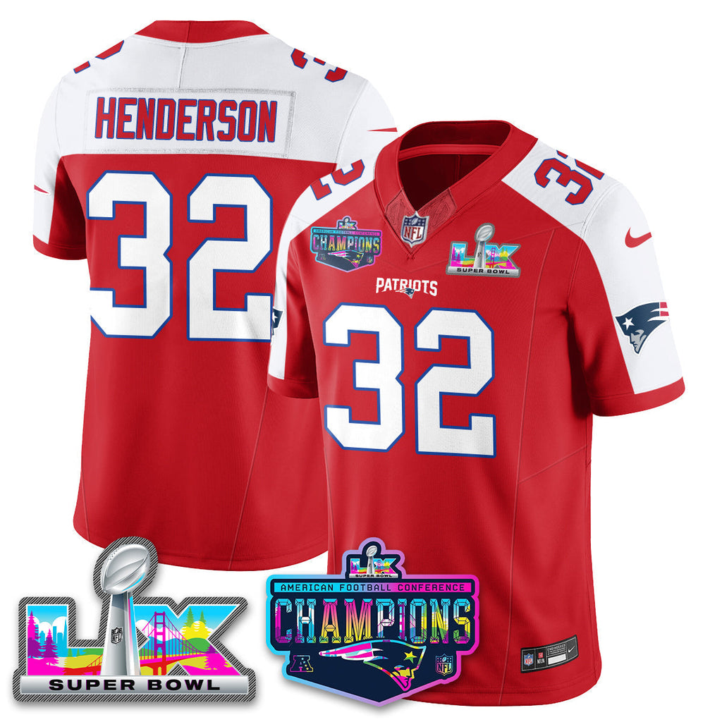 NE 2025 Vapor Jersey - AFC Champions Limited Patch