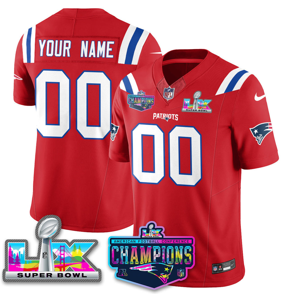 NE 2025 Vapor Jersey - AFC Champions Limited Patch
