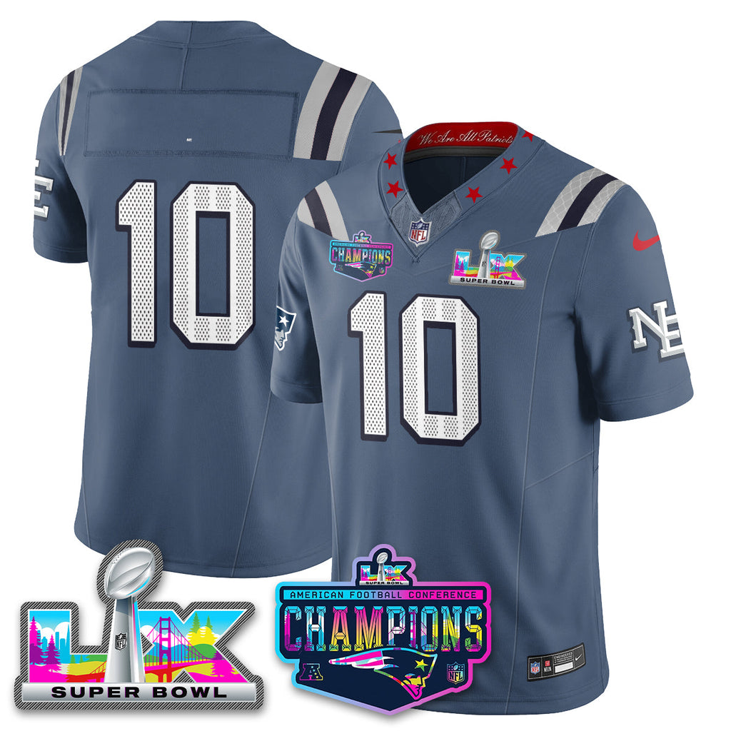 NE 2025 Vapor Jersey - AFC Champions Limited Patch