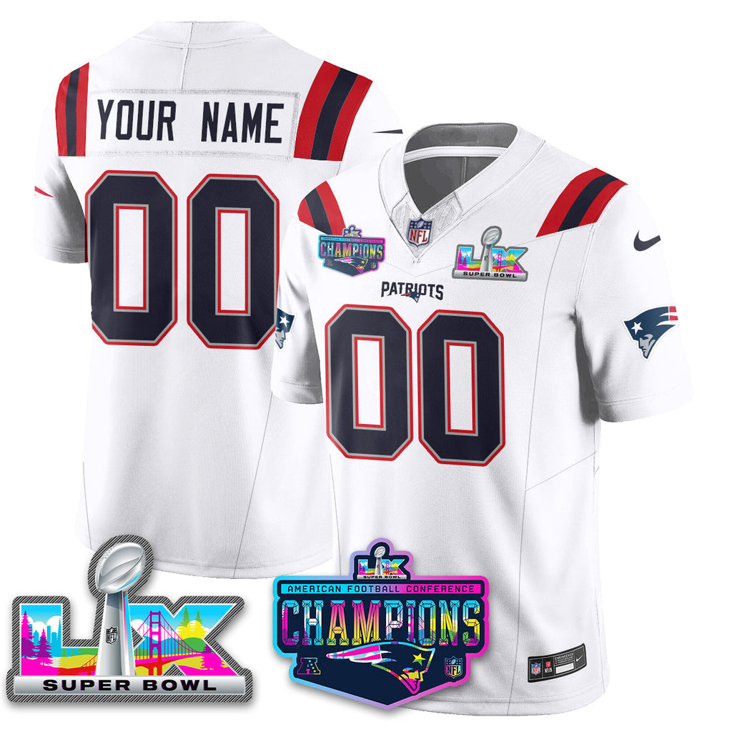 NE 2025 Vapor Jersey - AFC Champions Limited Patch