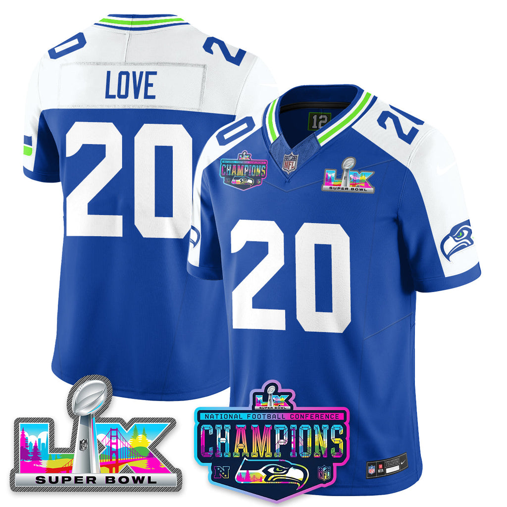 SEA 2025 Vapor Limited Jersey - NFC Champions Limited Patch
