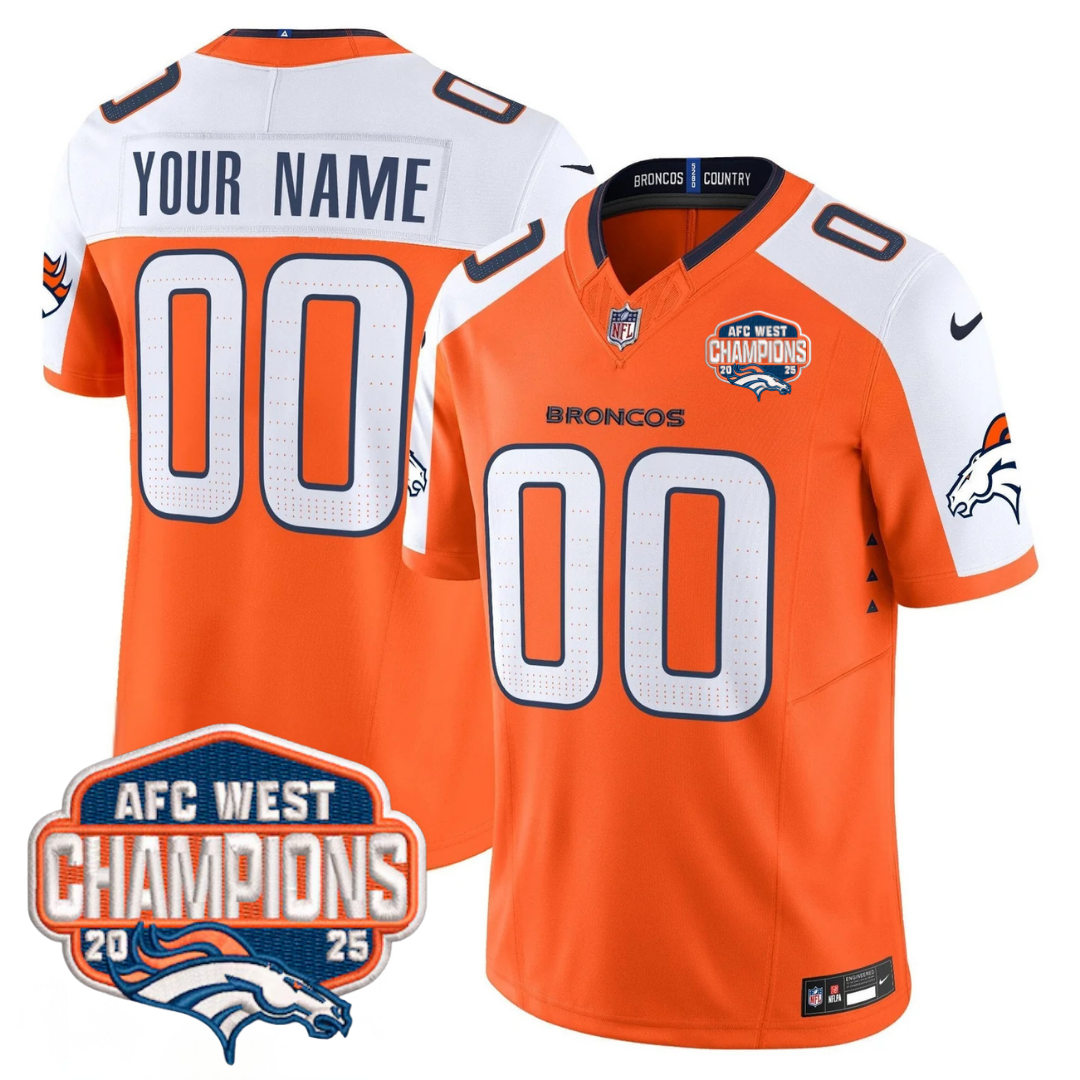 DEN AFC West Champions Patch Vapor Limited Jersey V2