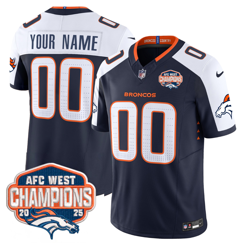 DEN AFC West Champions Patch Vapor Limited Jersey V2