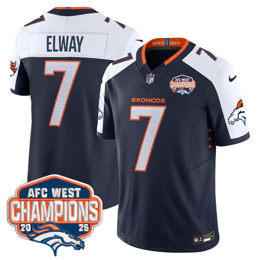 DEN AFC West Champions Patch Vapor Limited Jersey V2