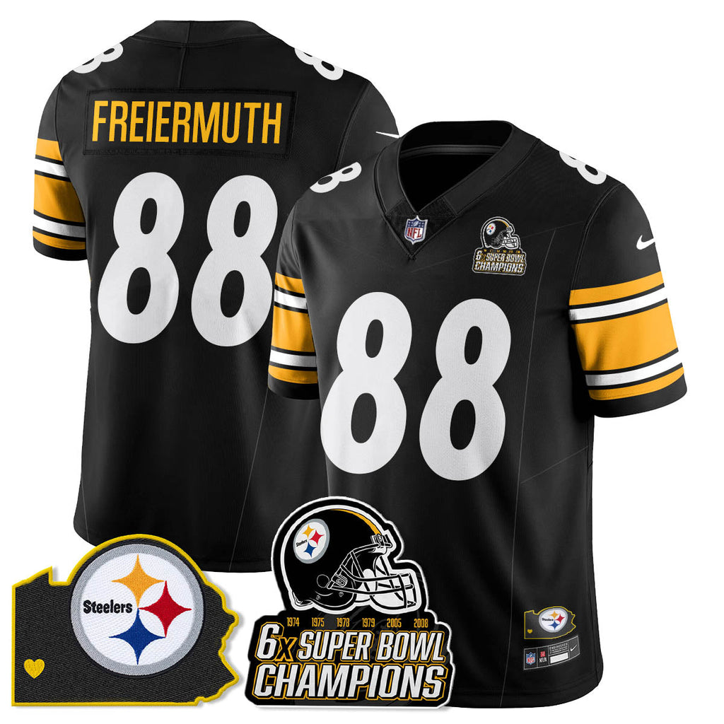 PIT 6-Time Champions Patch Vapor Limited Jersey