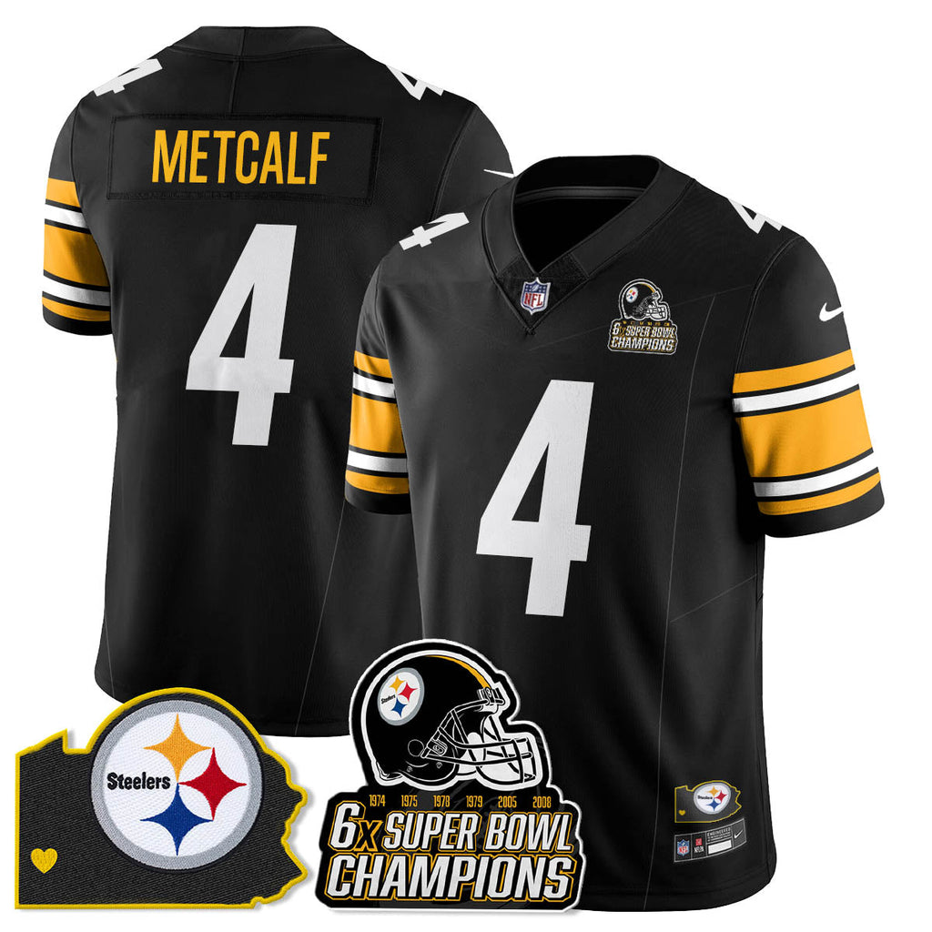 PIT 6-Time Champions Patch Vapor Limited Jersey