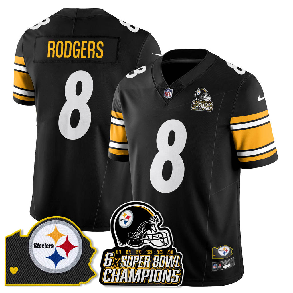 PIT 6-Time Champions Patch Vapor Limited Jersey