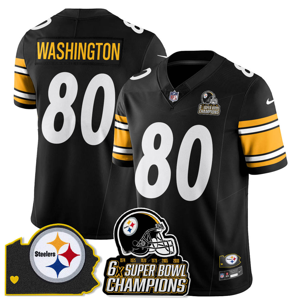 PIT 6-Time Champions Patch Vapor Limited Jersey