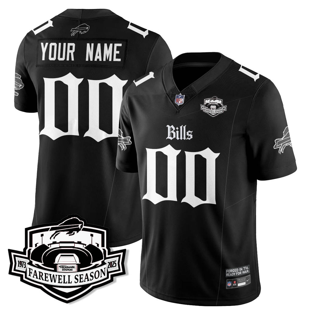 BUF Gothic Vapor Limited Jersey - Farewell Highmark Patch