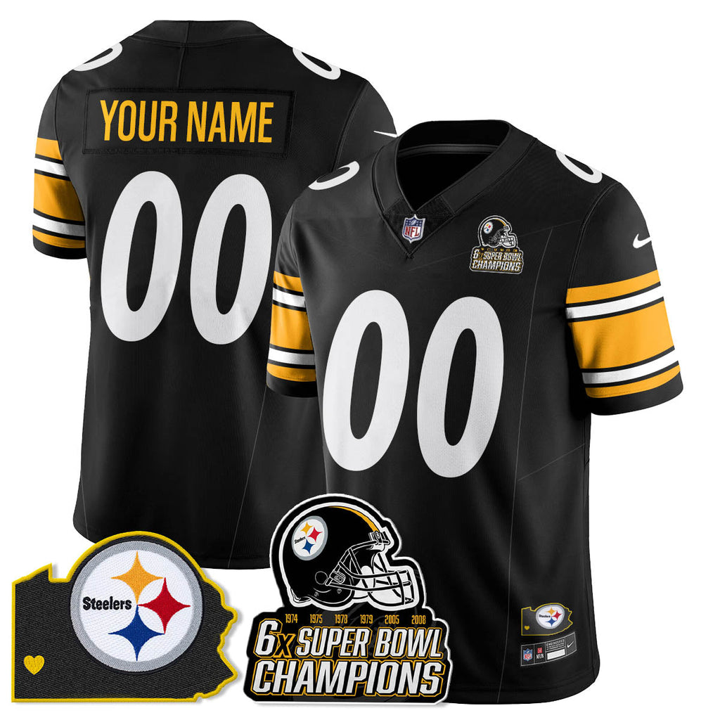 PIT 6-Time Champions Patch Vapor Limited Jersey